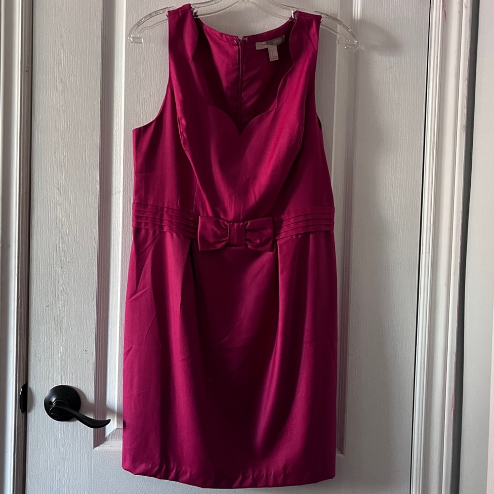 Forever 21 large red dress scallop lining